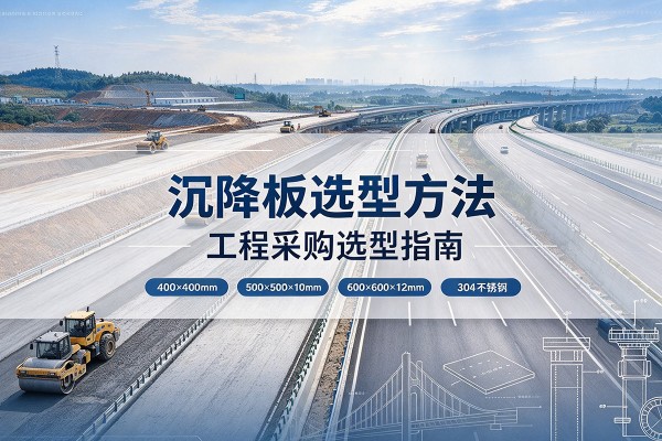 禹会沉降板选择方法