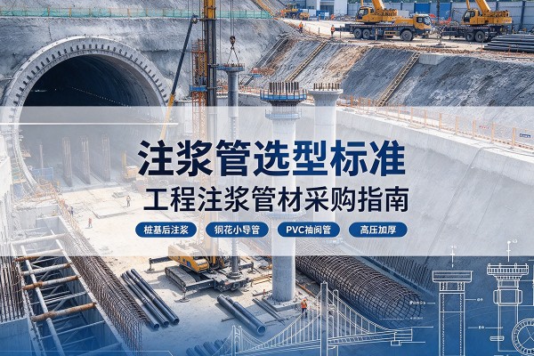 禹会注浆管选型标准