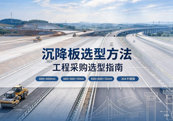 禹会沉降板选择方法